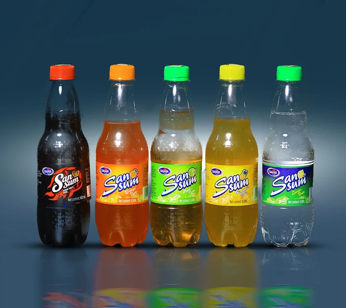 Sansum Carbonated Drinks Range